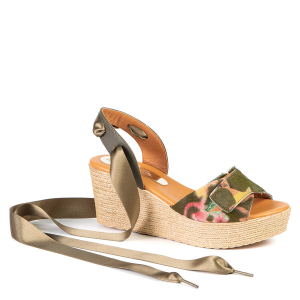 LAUREN wedge sole sandal