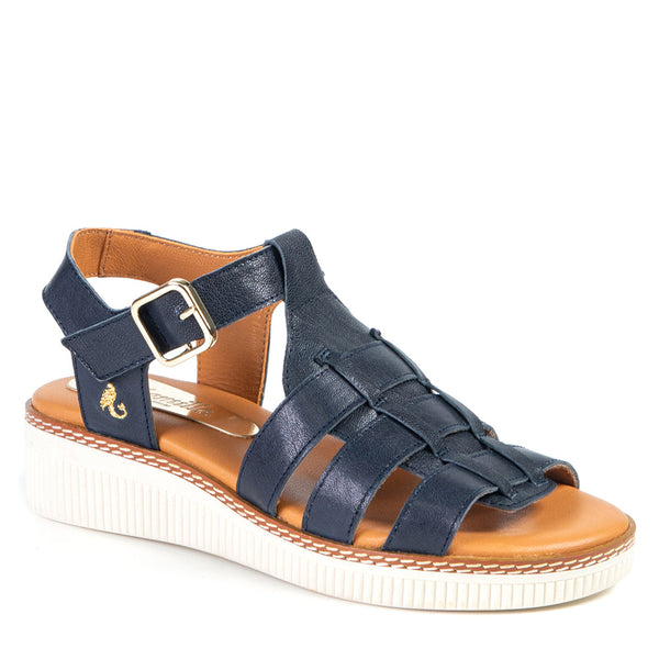 MAY sandale tout-aller marine 3,5 cm