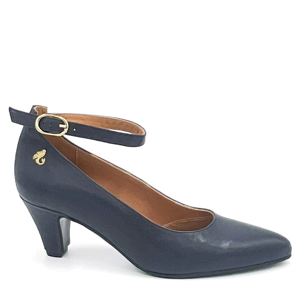 MEGHAN Navy classy heel