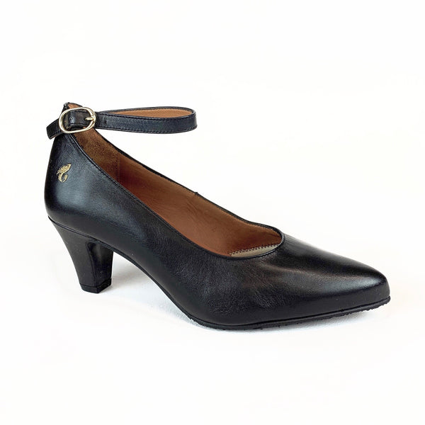 MEGHAN Talon chic noir 6 cm