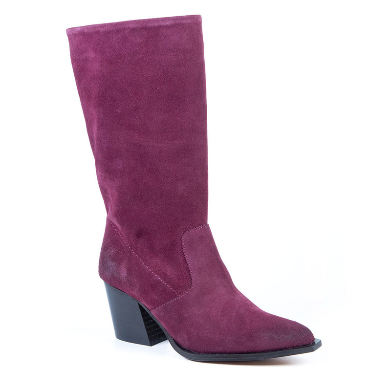 Burgundy high boot 5914