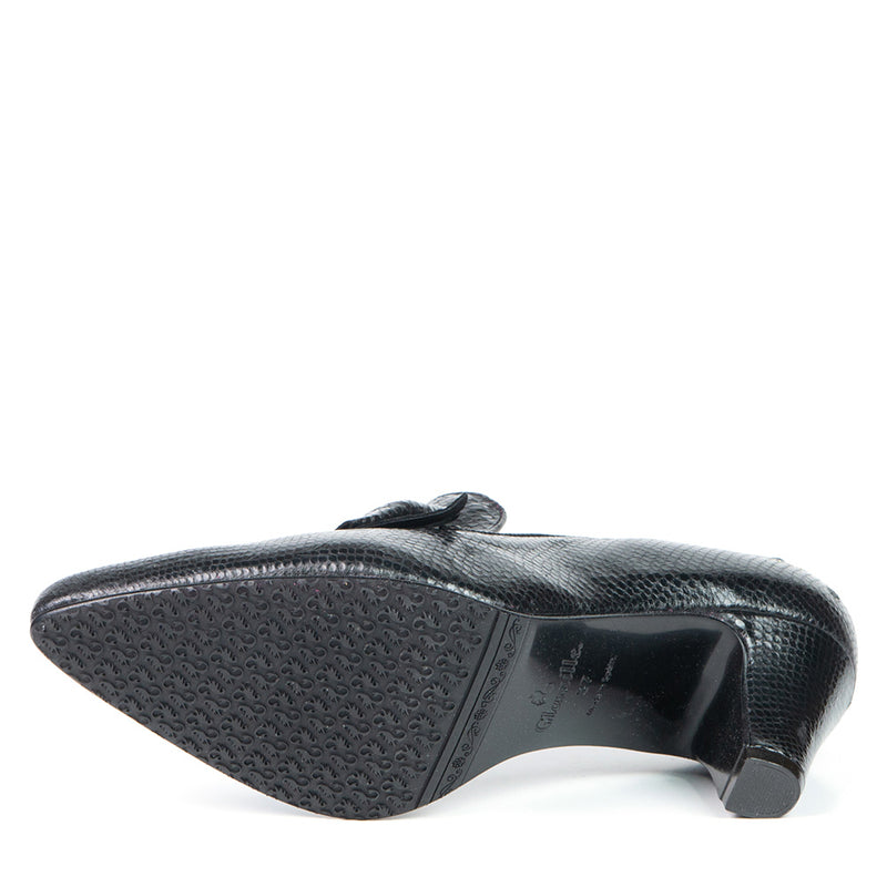 OPRAH soulier à talon noir 6,5 cm