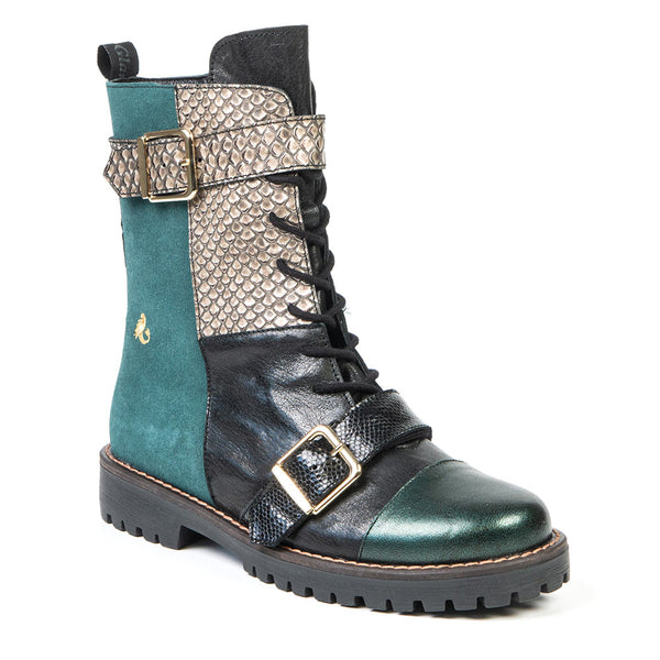 NAOMI bottillon militaire vert 3 cm