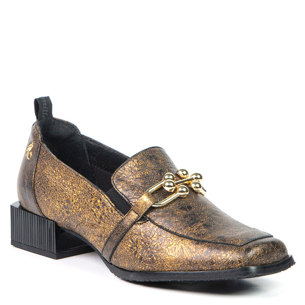 INGRID loafer à talon métallique 3 cm