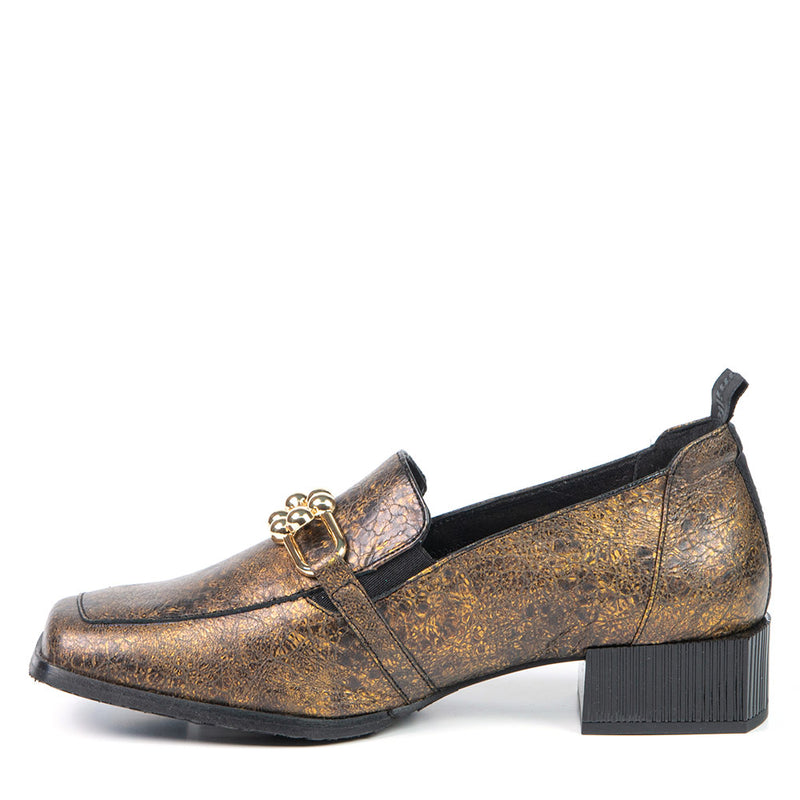 INGRID loafer à talon métallique 3 cm