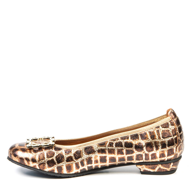 KAREN ballerine chic métallique 1,5 cm