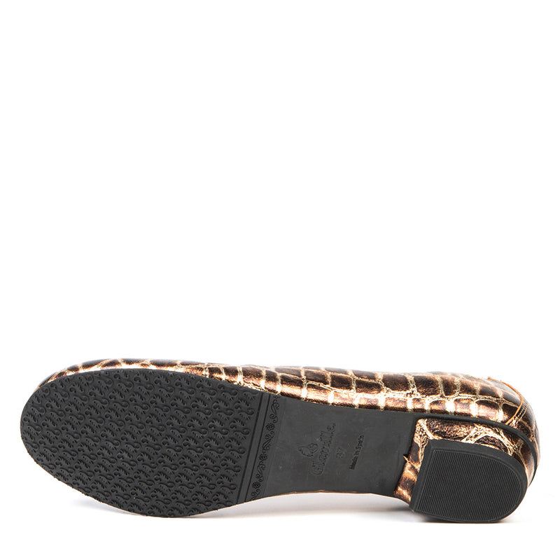 KAREN ballerine chic métallique 1,5 cm