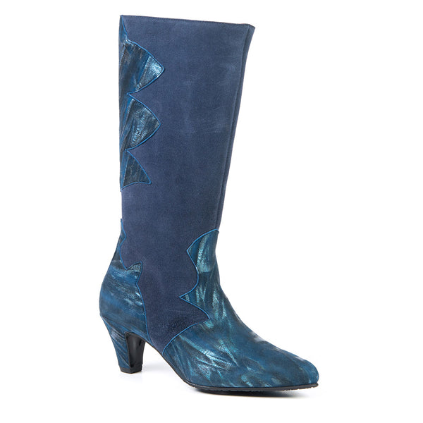 Botte haute bleue 2179