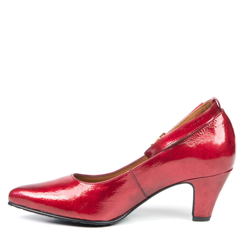 MORGAN soulier à talon rouge