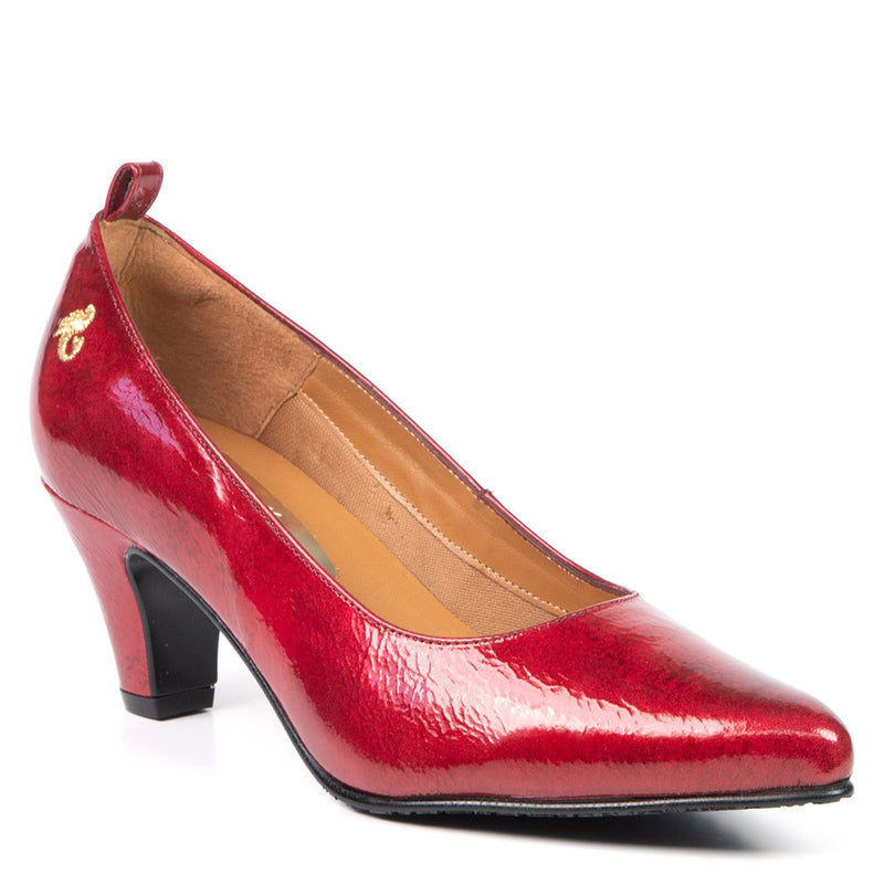 MORGAN soulier à talon rouge