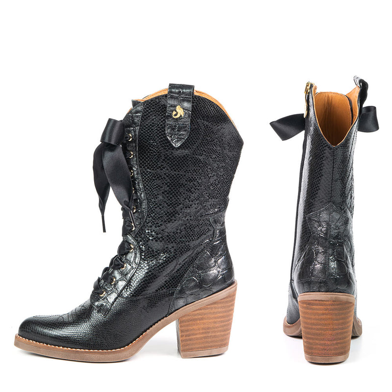 JULIETTE botte western noire