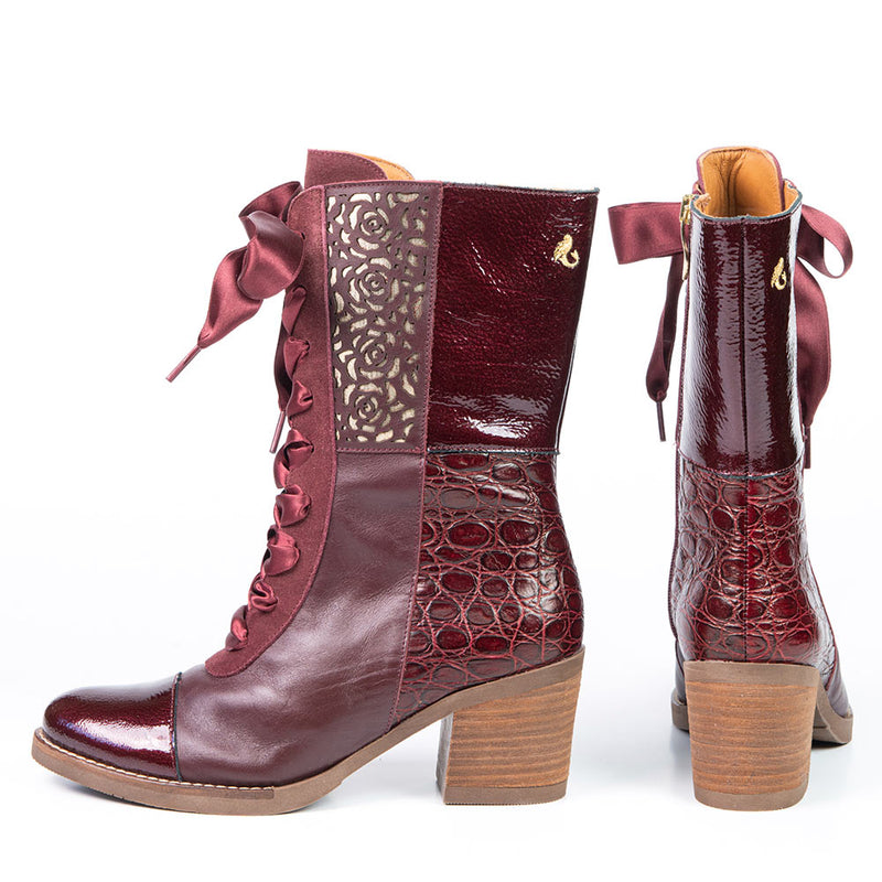 VALERIE botte western bourgogne