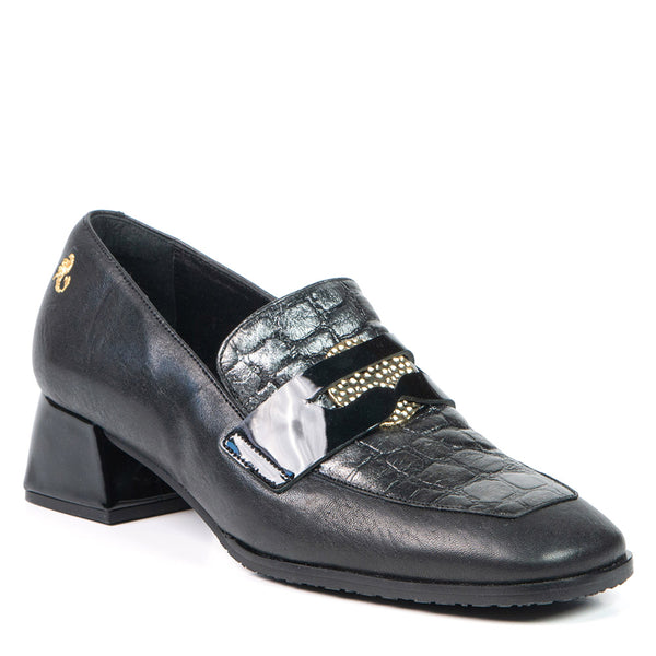 PENNY loafer à talon noir