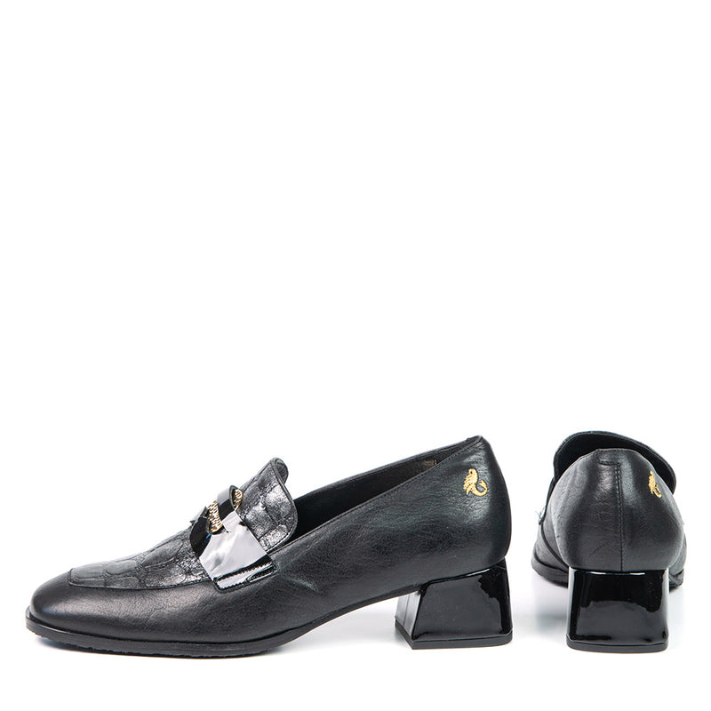 PENNY loafer à talon noir