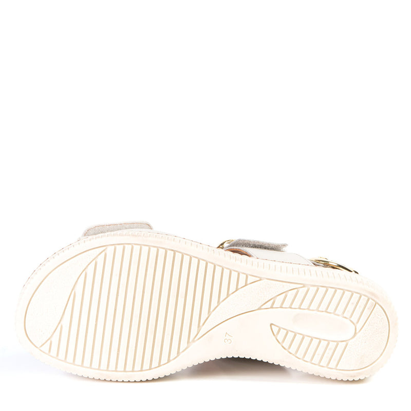 JANE sandale tout-aller blanche 3,5 cm