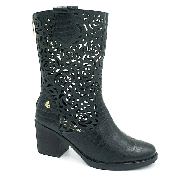 Botte western verte forêt