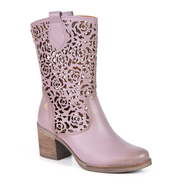 SHANIA Pink western boot 
