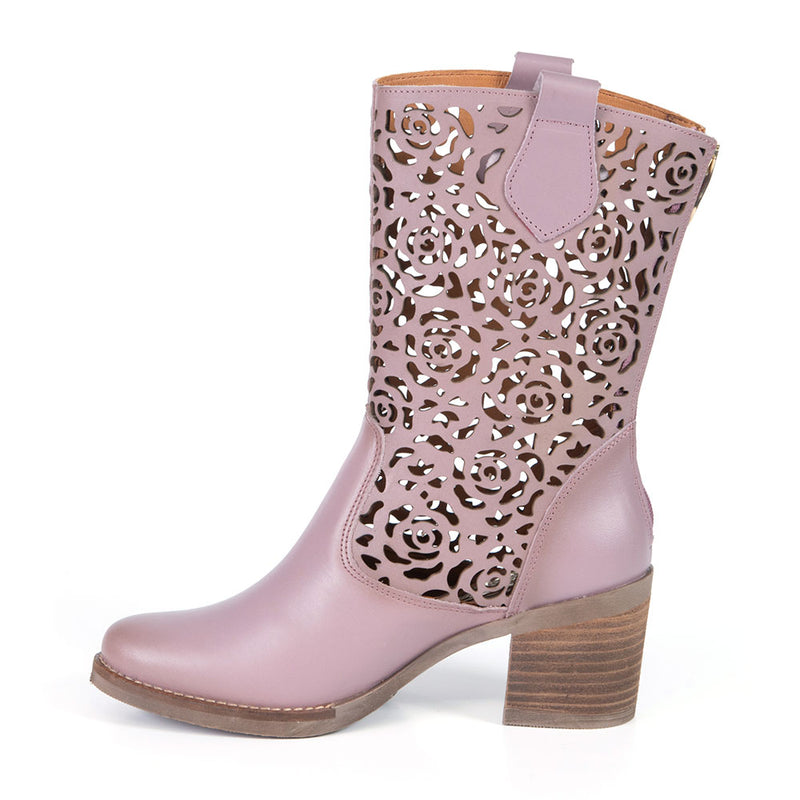 SHANIA Pink western boot 