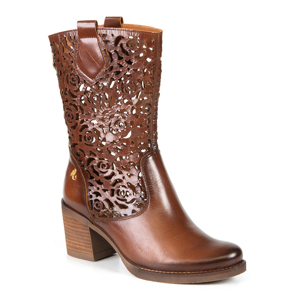 SHANIA Brown western boot 