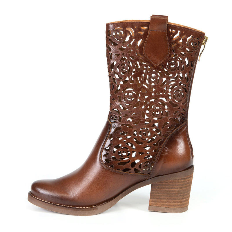 SHANIA Brown western boot 
