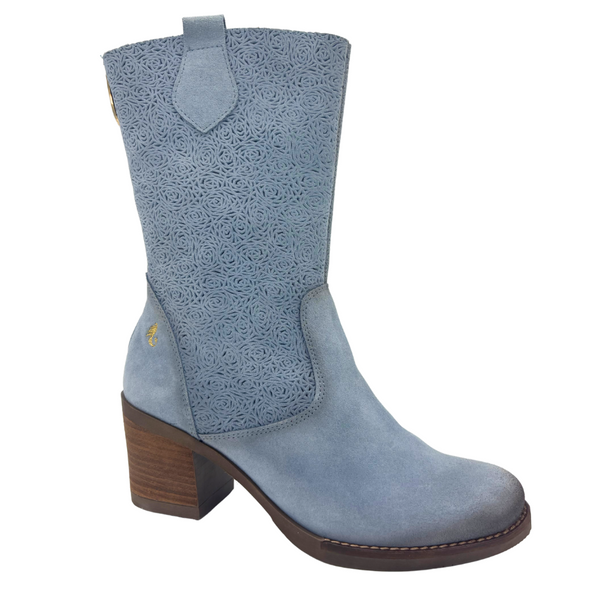 Botte western bleu 1303