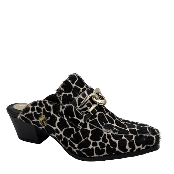 GISELE sabot tout-aller imprimé animalier 5,5 cm
