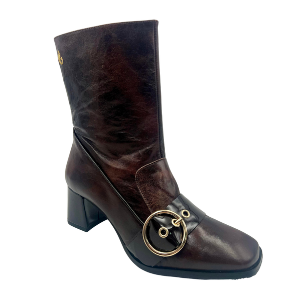 ELIZABETH bottillon brun 6 cm